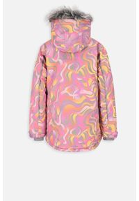 Kurtka narciarska dziewczęca snowboard Lemon Explore ZL3 fioletowa. Kolor: wielokolorowy. Materiał: poliester. Sezon: zima. Sport: narciarstwo, snowboard #2