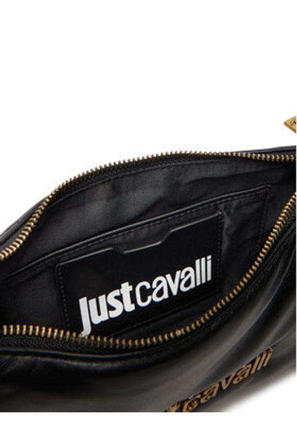 Just Cavalli Torebka 79RA4BD7 ZS748 Czarny. Kolor: czarny. Materiał: skórzane