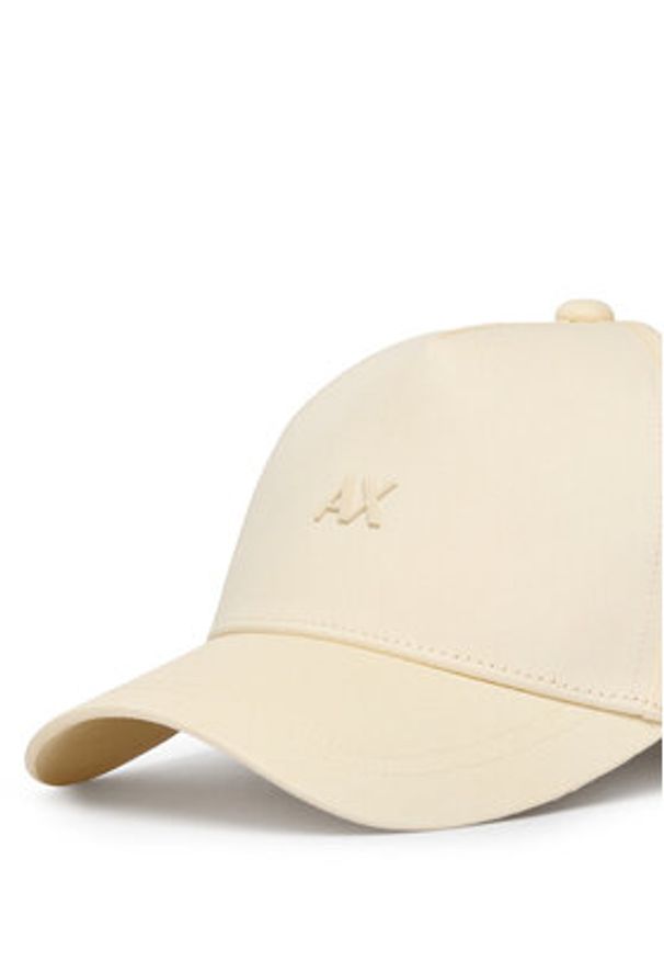 Armani Exchange Czapka z daszkiem XW001886 AF15502 U1003 Écru. Materiał: bawełna