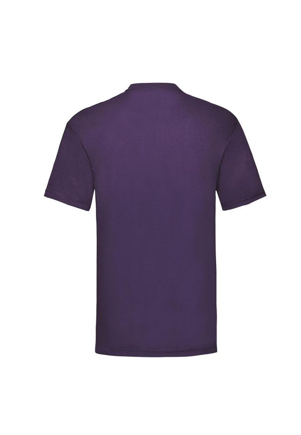FRUIT OF THE LOOM - Męska Koszulka Valueweight. Kolor: fioletowy