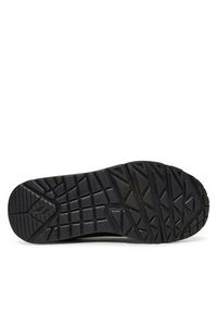 skechers - Skechers Sneakersy 403674L/BBK Czarny. Kolor: czarny. Materiał: skóra