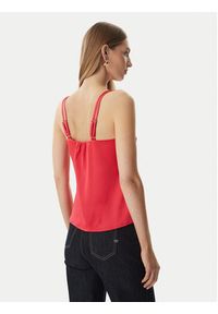 Morgan Top 242-OLAFI Koralowy Regular Fit. Kolor: pomarańczowy. Materiał: syntetyk #3