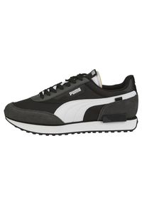 Buty do chodzenia męskie Puma Future Rider Play ON. Zapięcie: sznurówki. Kolor: wielokolorowy, szary, czarny, brązowy. Materiał: tkanina, materiał, skóra, syntetyk. Szerokość cholewki: normalna. Sport: turystyka piesza