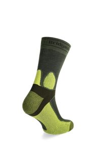 BRIDGEDALE - Skarpety rowerowe męskie Bridgedale MTB Summer Weight T2 Coolmax Sport Boot. Kolor: zielony