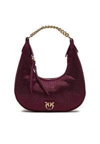 Pinko - PINKO Torebka Brioche Hobo Mini AI 24-25 PLTT 101433 A159 Bordowy. Kolor: czerwony #1