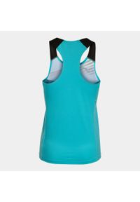 Ladies Joma Elite x Tanktop Turquoise -zwart - Oddychający i lekki. Kolor: niebieski, czarny, wielokolorowy