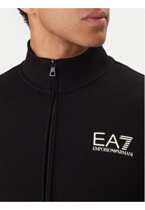 EA7 Emporio Armani Dres 7M001610 AF12451 UC001 Czarny Regular Fit. Kolor: czarny. Materiał: bawełna