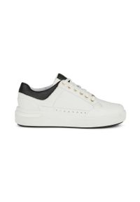 Geox sneakersy skórzane D DALYLA A kolor biały D36QFA 04654 C0404. Nosek buta: okrągły. Zapięcie: sznurówki. Kolor: biały. Materiał: skóra #1