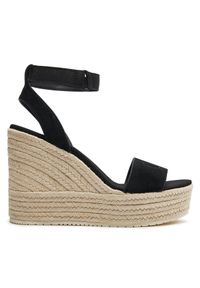 Espadryle Calvin Klein Jeans. Kolor: czarny