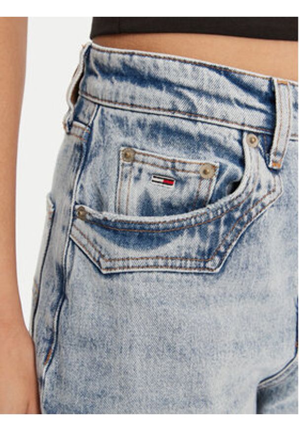 Tommy Jeans Jeansy Layla DW0DW21418 Niebieski Straight Fit. Kolor: niebieski