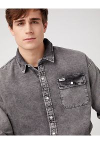 Wrangler - MESKA KOSZULA WRANGLER 1PKT FLAP SHIRT DARKEST SPRUCE 112341170 #3