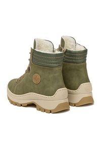 Rieker Trzewiki CEO-X9334-54 Zielony. Kolor: zielony. Materiał: materiał #2