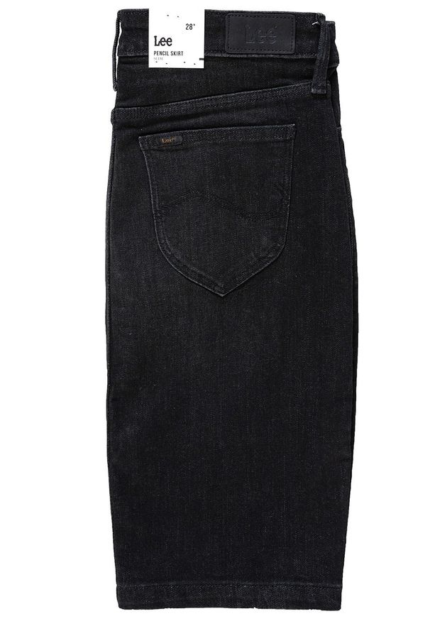 Lee - SPÓDNICA JEANSOWA LEE PENCIL SKIRT BLACK ORRICK L38GDWJN 112108169. Materiał: jeans