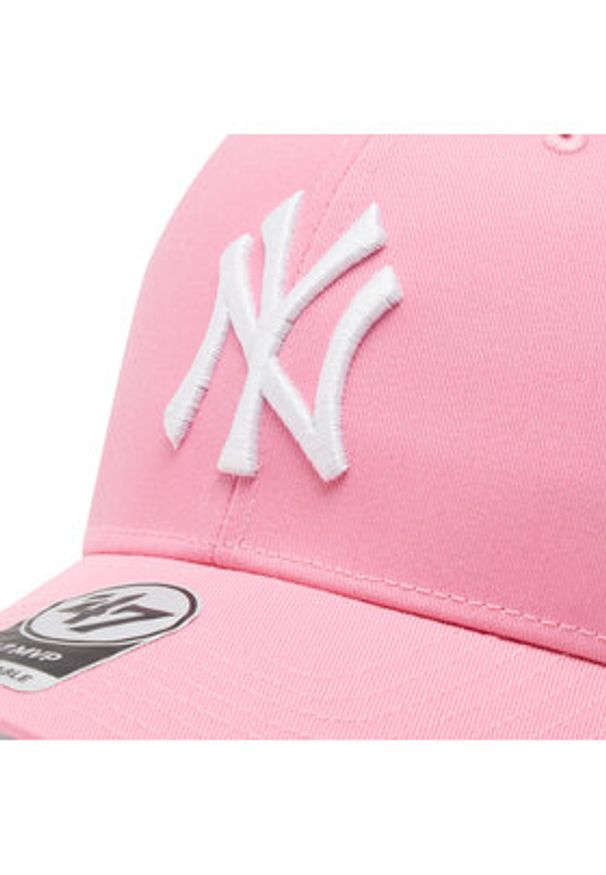 47 Brand Czapka z daszkiem MLB New York Yankees Raised Basic '47 B-RAC17CTP-RSA Różowy. Kolor: różowy. Materiał: materiał