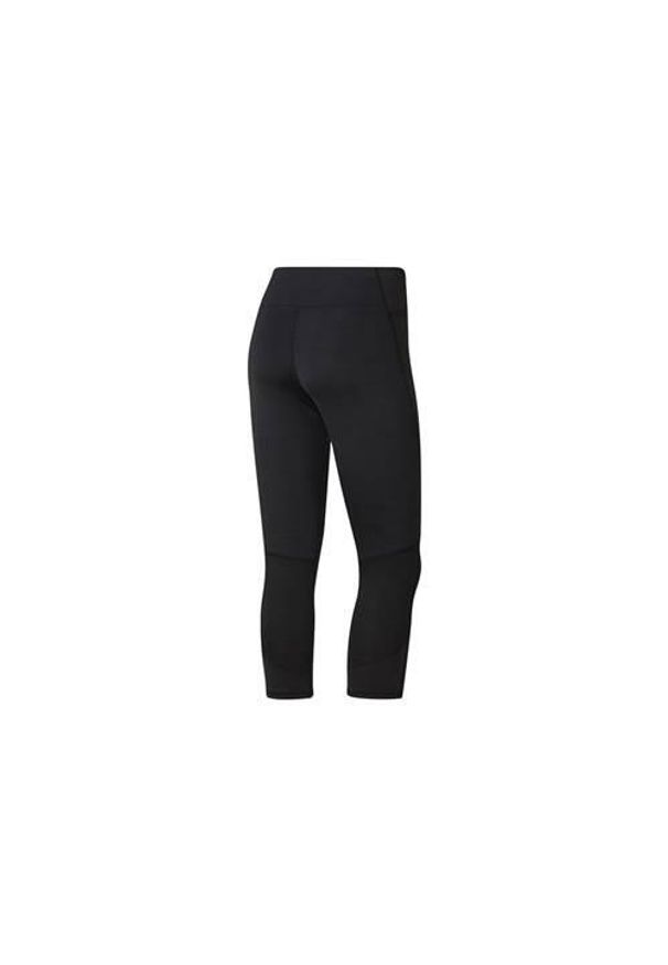 Spodnie sportowe damskie Reebok Run AC 34 Tight. Kolor: czarny. Sport: bieganie