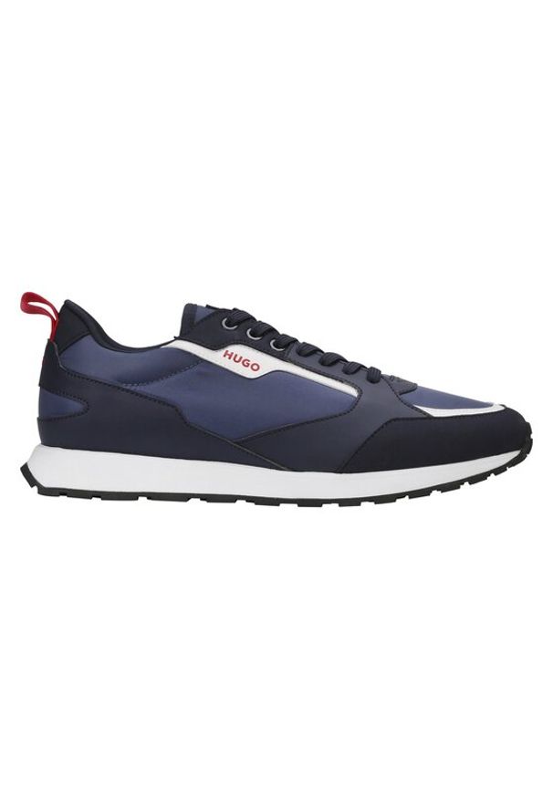 Hugo - HUGO Sneakersy Icelin 50536568 Granatowy. Kolor: niebieski. Materiał: materiał
