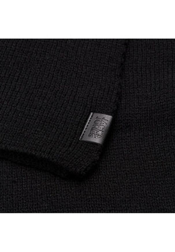Jack & Jones Zestaw Szalik i Czapka 12163827 Czarny. Kolor: czarny. Materiał: syntetyk