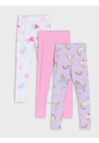 Sinsay - Legginsy 3 pack - wielobarwny