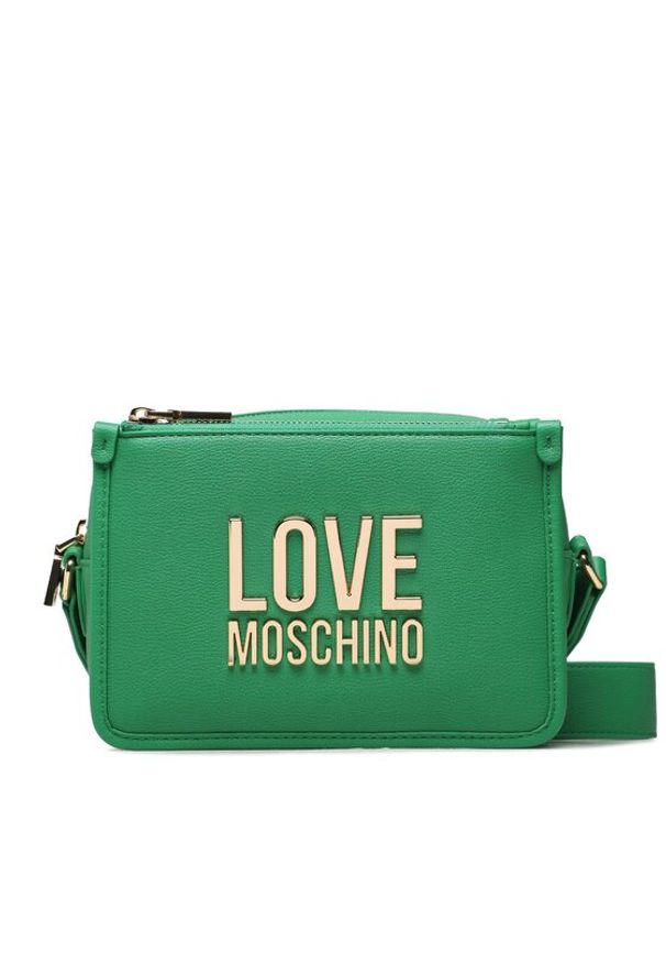 Love Moschino - LOVE MOSCHINO Torebka JC4111PP1GLI0801 Zielony. Kolor: zielony. Materiał: skórzane