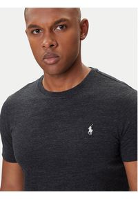 Polo Ralph Lauren T-Shirt Classics 710671438164 Czarny Slim Fit. Typ kołnierza: polo. Kolor: czarny. Materiał: bawełna #6