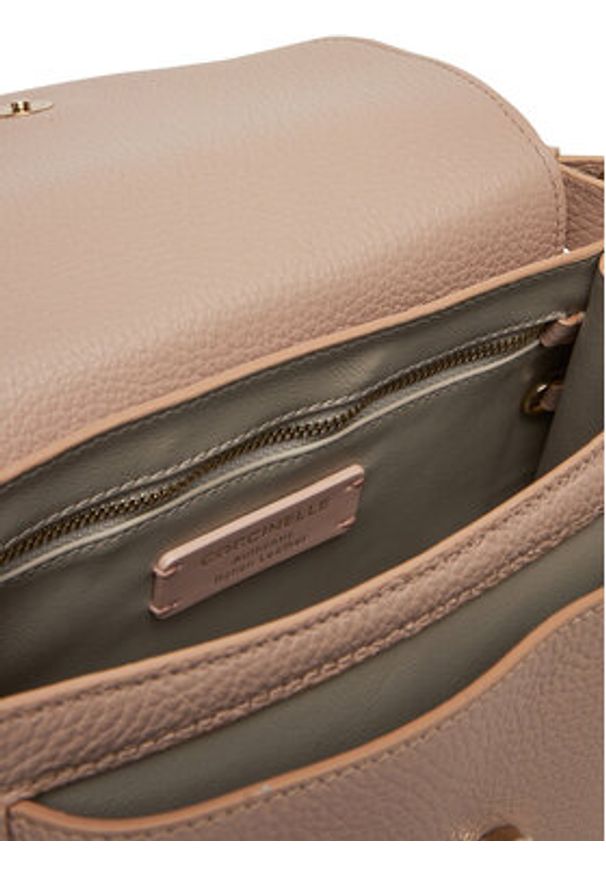 Coccinelle Torebka E1 SSL 18 02 01 Beżowy. Kolor: beżowy. Materiał: skórzane