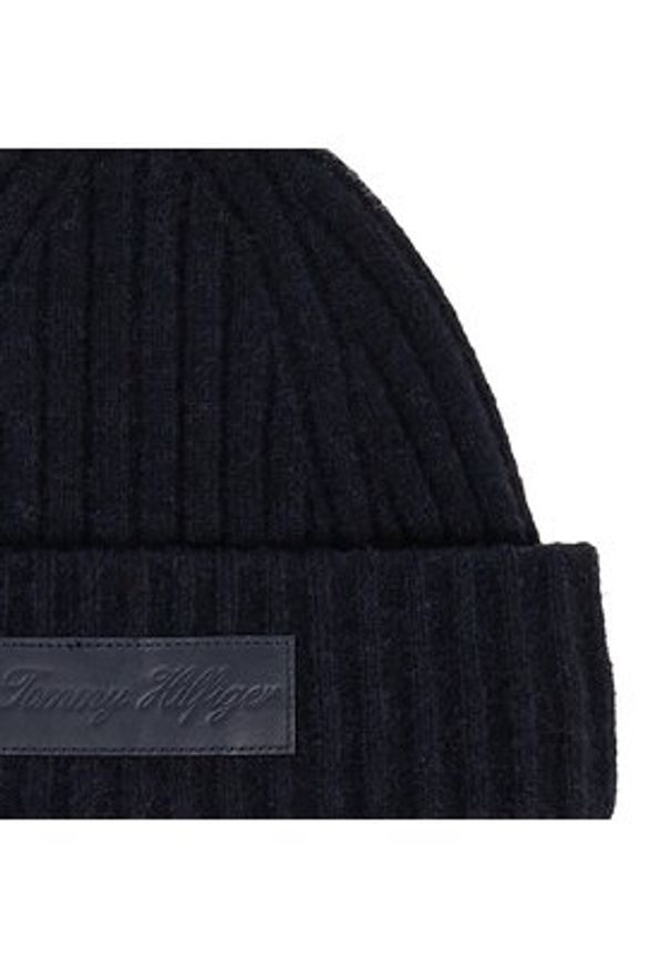 TOMMY HILFIGER - Tommy Hilfiger Czapka Twist AW0AW15325 Granatowy. Kolor: niebieski. Materiał: nylon, materiał