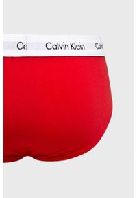 Calvin Klein Underwear - Slipy (3-pack). Kolor: wielokolorowy. Materiał: bawełna, dzianina, elastan. Wzór: gładki #2