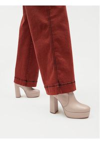 Eva Minge Botki LUGO-111072 Beżowy. Kolor: beżowy. Materiał: skóra #8
