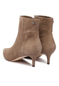 Lauren Ralph Lauren - LAUREN RALPH LAUREN Botki McKay 802967779008 Beżowy. Kolor: beżowy. Materiał: zamsz, skóra
