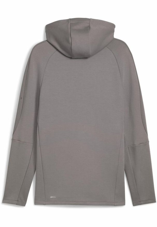 Puma - Męska rozpinana bluza z kapturem EVOSTRIPE PUMA Cast Iron Gray. Typ kołnierza: kaptur. Kolor: szary