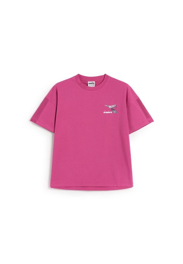 Diadora - Koszulka damska DIADORA L.T-SHIRT SS FLOSS. Kolor: różowy