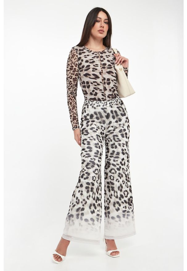 Sportalm - Longsleeve damski ze zwierzęcym wzorem SPORTALM. Długość rękawa: długi rękaw. Wzór: motyw zwierzęcy