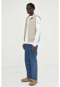 G-Star RAW - G-Star Raw longsleeve bawełniany kolor biały gładki. Kolor: biały. Materiał: bawełna. Długość rękawa: długi rękaw. Wzór: gładki #4