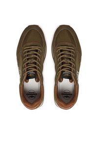 Aeronautica Militare Sneakersy 261SC0320UPL00313 Khaki. Kolor: brązowy. Materiał: materiał #4