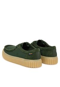 Clarks Półbuty Torhill Lo 26186160 Zielony. Kolor: zielony. Materiał: materiał #6