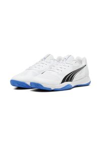 Puma - Buty do piłki ręcznej Eliminate Turbo PUMA White Bluemazing Blue. Kolor: niebieski, wielokolorowy, biały. Materiał: syntetyk, materiał. Sport: piłka ręczna