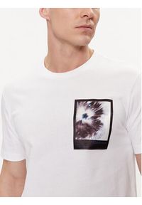 Calvin Klein T-Shirt Framed Flower Graphic K10K112492 Biały Regular Fit. Kolor: biały. Materiał: bawełna #3