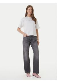 only - ONLY T-Shirt Rhine 15368901 Biały Boxy Fit. Kolor: biały. Materiał: bawełna #2