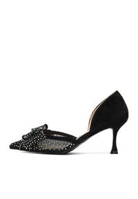 Eva Minge Szpilki EO-AVA-78096-202 Czarny. Kolor: czarny. Materiał: zamsz, skóra. Obcas: na szpilce #8