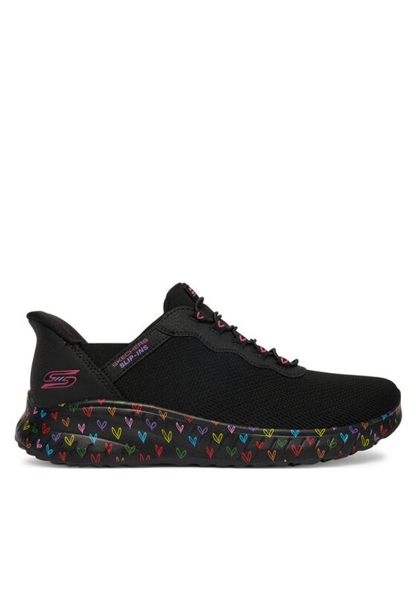skechers - Skechers Sneakersy BOBS Sport Squad Chaos 117249/BBK Czarny. Kolor: czarny. Materiał: materiał. Model: Skechers Sport