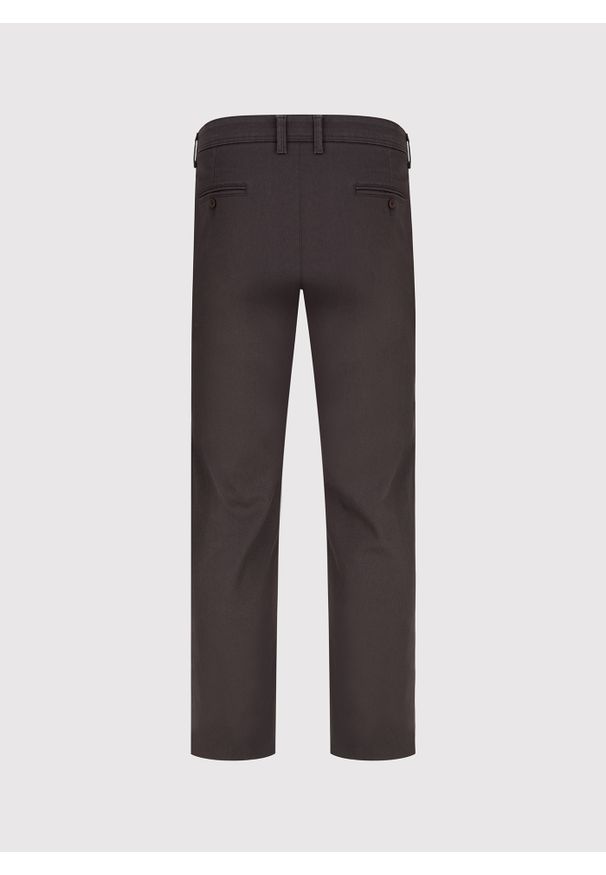 Pako Lorente - PAKO LORENTE - Brązowe spodnie chino z bawełną. Okazja: na co dzień. Kolor: brązowy. Materiał: bawełna. Styl: casual