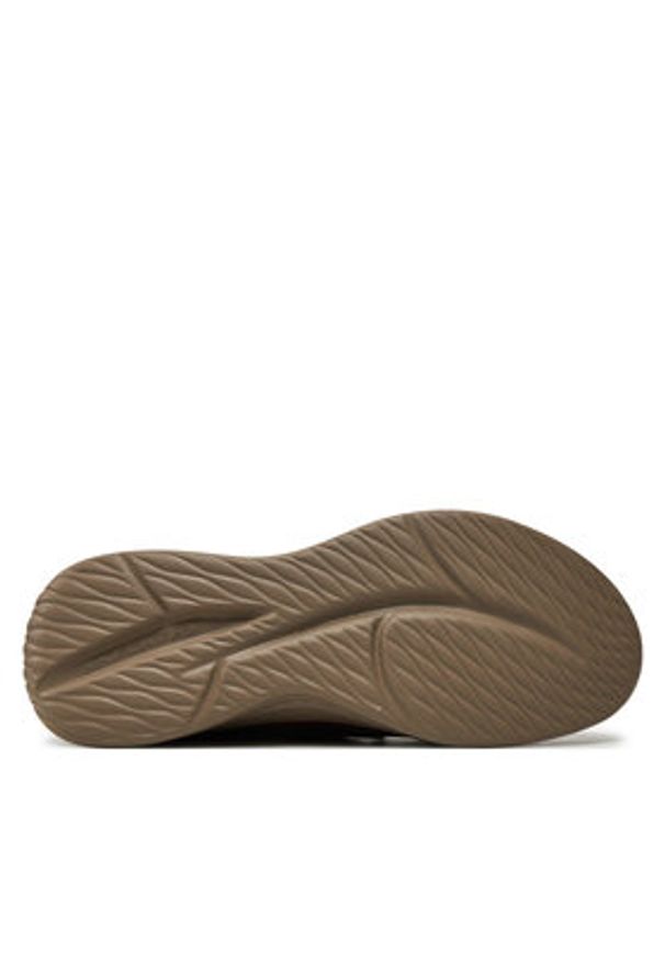 skechers - Skechers Półbuty Slade 205237 Brązowy. Kolor: brązowy. Materiał: skóra