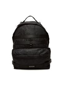 Guess Plecak HMASNC P5375 Czarny. Kolor: czarny. Materiał: materiał