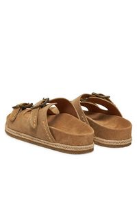 Polo Ralph Lauren Klapki Turbach 803916776003 Brązowy. Kolor: brązowy. Materiał: nubuk, skóra #4