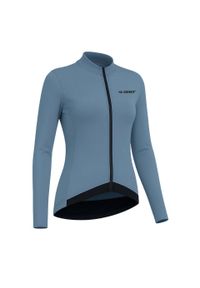 GIST - Koszulka rowerowa KIN, lodowoniebieska. Kolor: niebieski. Materiał: polar. Sport: kolarstwo #1