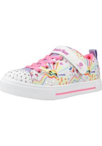 skechers - Buty do chodzenia dla dzieci Skechers Unicorn Sunshine. Zapięcie: rzepy. Kolor: wielokolorowy, różowy, biały. Materiał: materiał, syntetyk. Szerokość cholewki: normalna. Sport: turystyka piesza #1