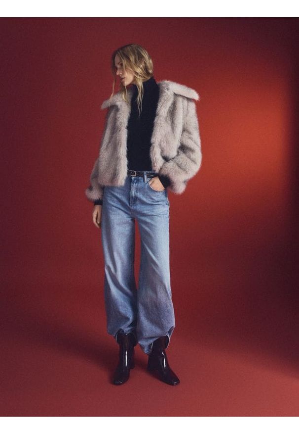 Reserved - Botki na obcasie - mahoniowy. Kolor: brązowy. Materiał: skóra. Obcas: na obcasie. Wysokość obcasa: średni