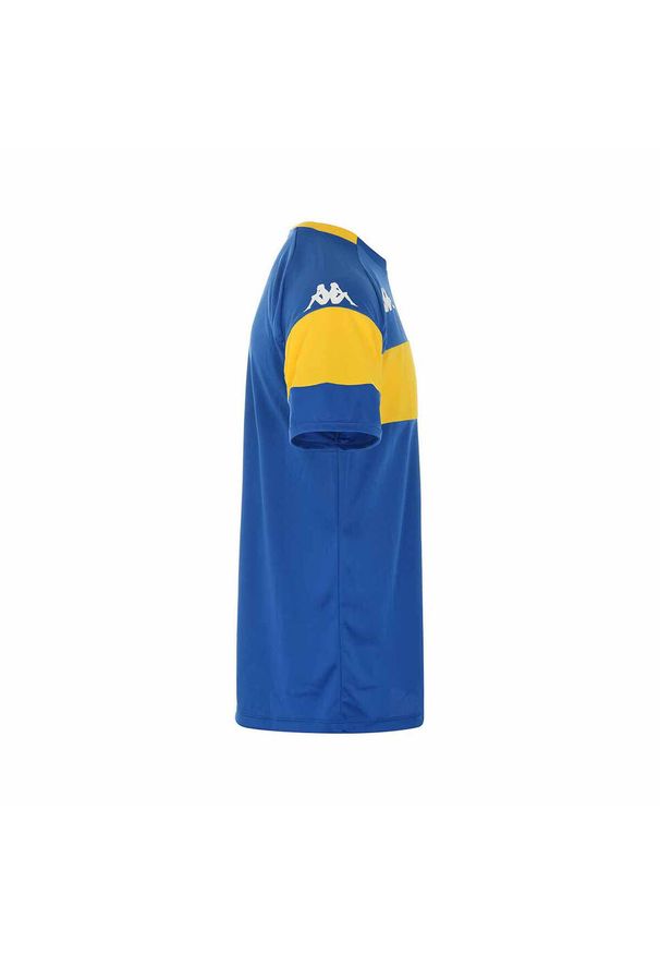 Jersey Kappa Dareto. Kolor: wielokolorowy, niebieski, żółty. Materiał: jersey. Sport: piłka nożna