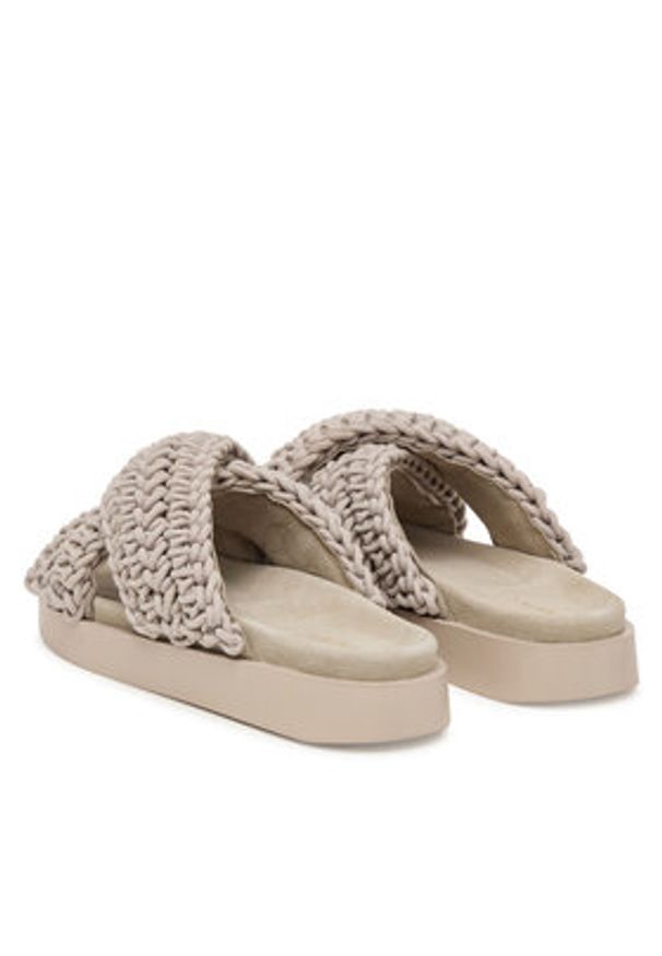 Inuikii Klapki Woven 1004.003.0062 Szary jasny. Kolor: szary. Materiał: materiał