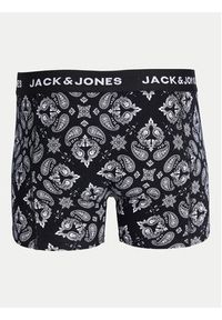 Jack & Jones - Jack&Jones Komplet 3 par bokserek Paris 12259575 Czarny. Kolor: czarny. Materiał: bawełna #9